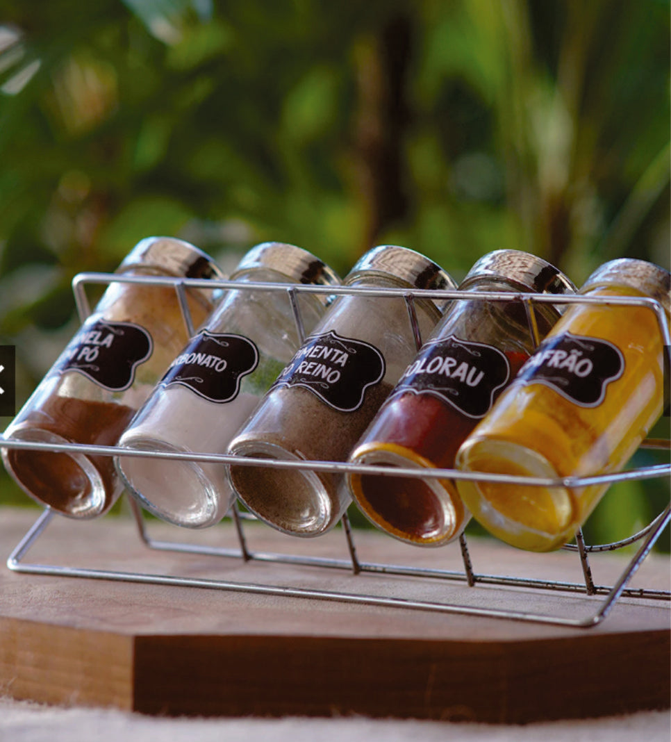 50 Adesivos Para Potes de Temperos Mantimentos Organizadores 5x3cm