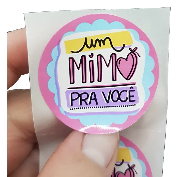 Etiquetas Adesiva Um Mimo pra Você